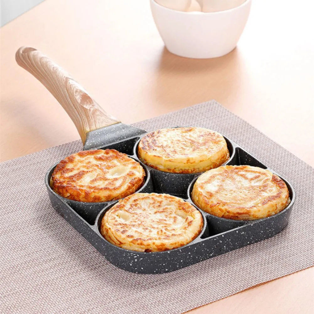 4 Hole Non-Stick Frying Pan