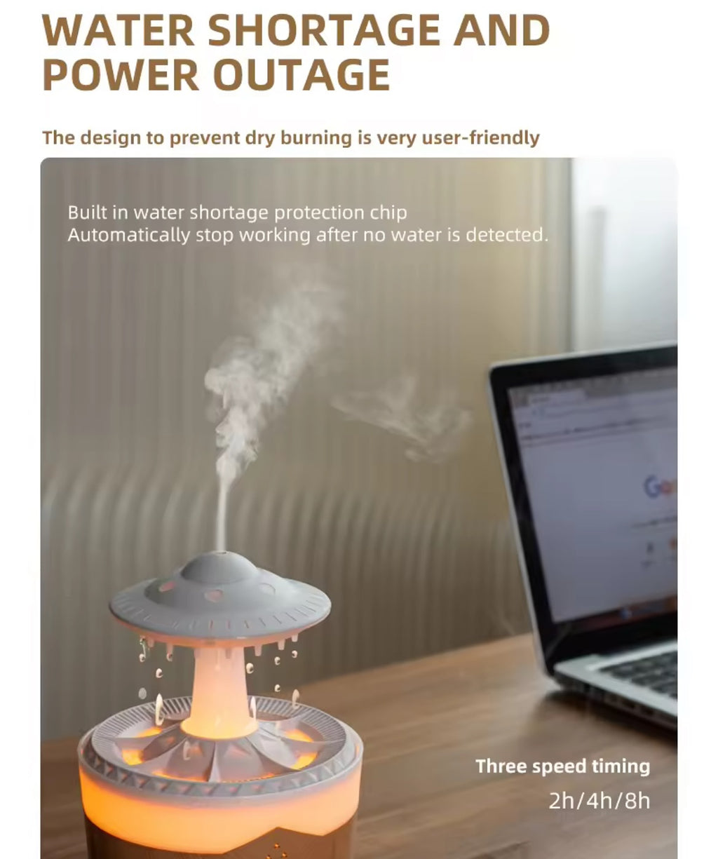 Raindrop UFO Shape Air Humidifier