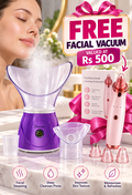 Professional Facial Steamer Plus A Free Facial Vacuum Cleaner