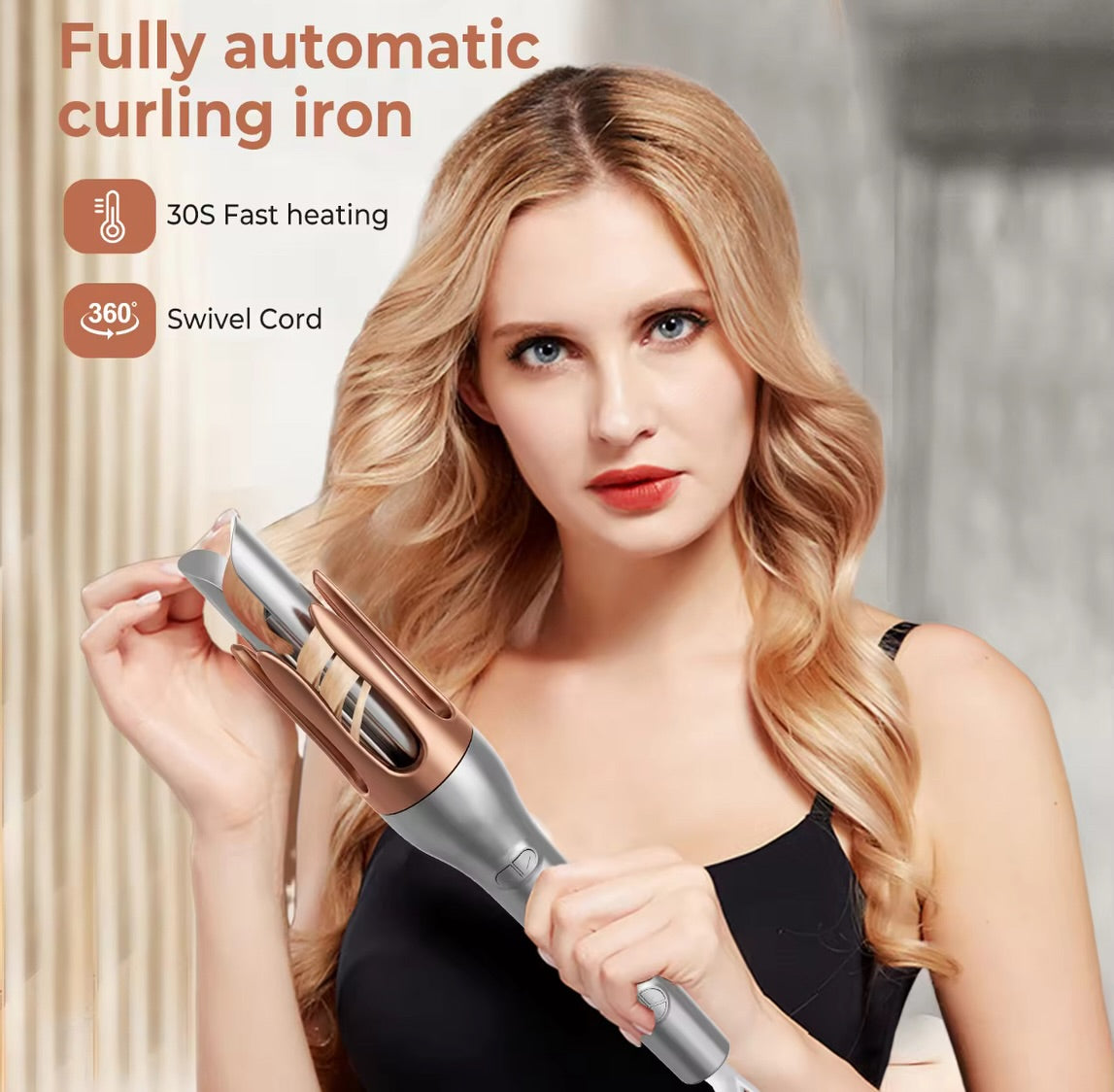 Rotating Hair Curler